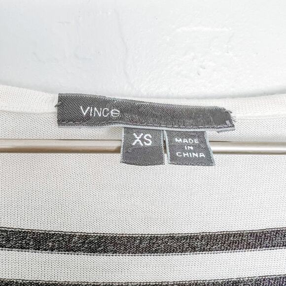 VINCE Striped Ombre T-Shirt Dress Extra Small - Picture 2 of 6